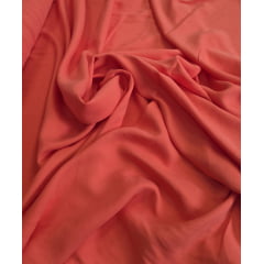 Viscose acetinada coreana coral - Comprimento 2 m x Largura 1,50 m